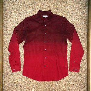 Men's EXPRESS Checkered Hombre Button-Up Shirt